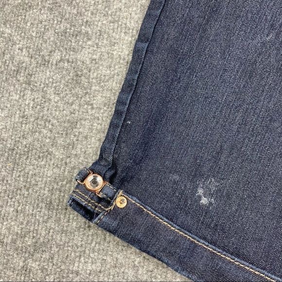 NYDJ Crop Jeans blue jeans dark wash size 6 - Picture 9 of 12